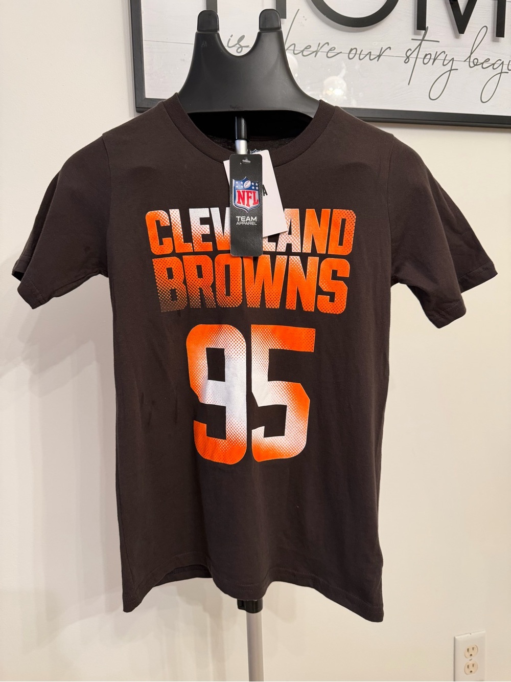 Team Apparel Cleveland Browns Kids Tee - Brown & Orange